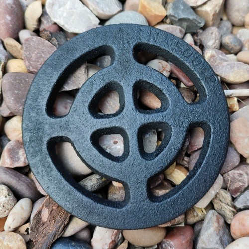 Round cast iron - iron, gulley