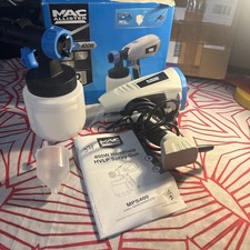 Mac Allister MPS400 400W Corded HVLP paint sprayer 240V Used Once . 378