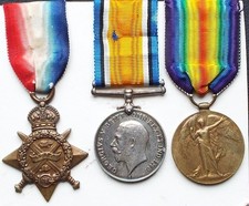 1914 TRIO - ROYAL SCOTS FUSILIERS