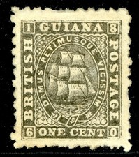 British Guiana 1866 QV 1¢