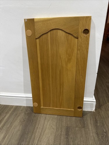 Solid golden oak kitchen - kitchen, door