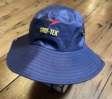 Gore Goretex Rain Hat/Hiking Hat In Navy Blue - One Size, Excellent Condition