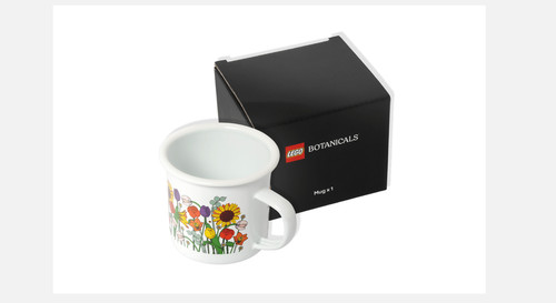 Lego botanicals enamel mug - botanicals,