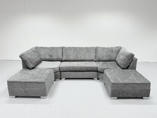 luxury  U-Shape Sofa Grey