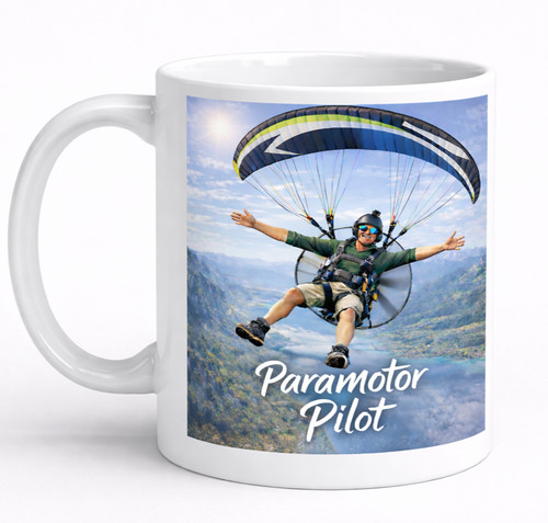 Paramotor pilot mug gift - paramotor,