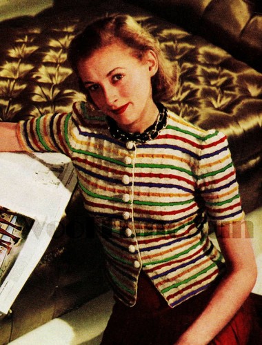 Knitting pattern vintage 1940s - pattern,