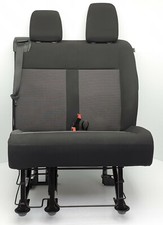 Citroen Dispatch Crew Cab Mk3 2016-On Front Passengers Seat Double Bench Cloth