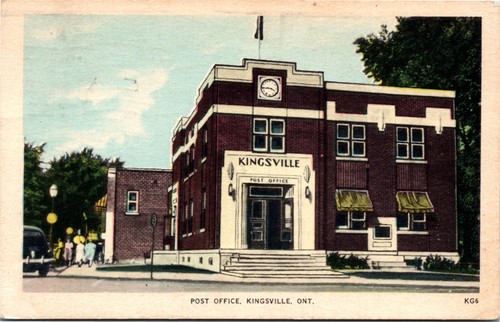 Postcard ontario kingsville - postcard,