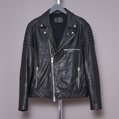 All saints leather jacket - saints, mens