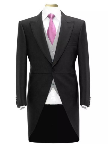 Mens new black tailcoat - new,