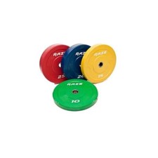 RAZE Shadow Series Olympic Rubber Colour Bumper Plates Pairs