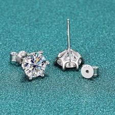 2ct Earrings White Gold
