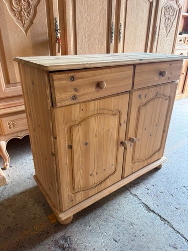 Stripped pine sideboard - pine,
