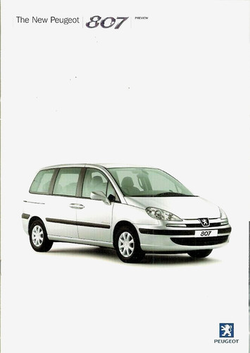 Peugeot 807 2002 market - 2002,