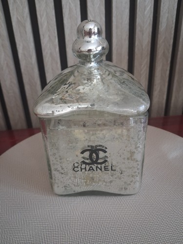 Mercury square glass lidded