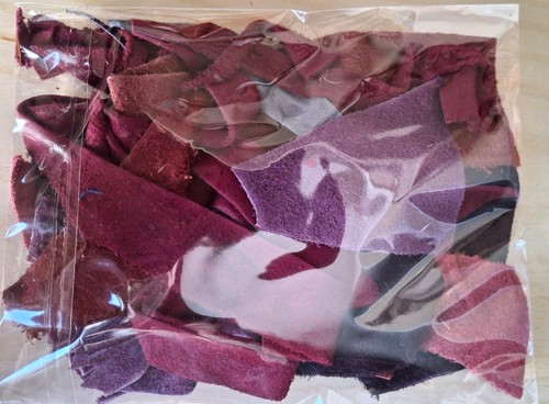 Embroidery craft scrap suede - embroidery/craft:,