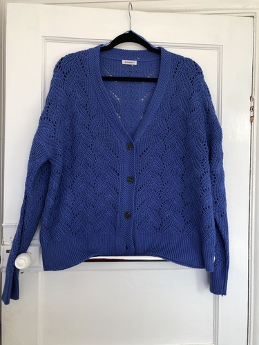 Damart blue cardigan size - damart,