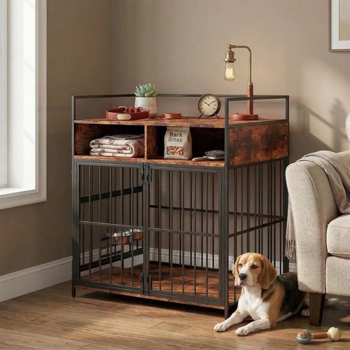Pawhut dog crate furniture - crate,