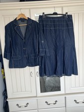 Oscar B Denim Suit Ladies