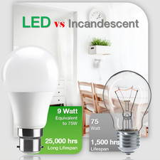 LED GLS LIGHT BULBS 40w 60w