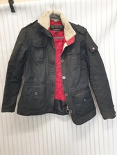 Vintage Barbour Ladies Cotton Waxed Compass Jacket UK Size 10 Needs Re Waxing 