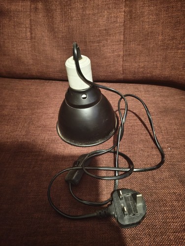 Black clamp lamp - black,