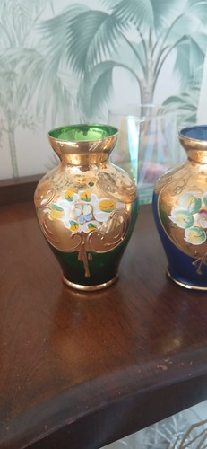 Vintage bohemian glass - bohemian,
