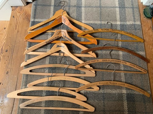 Assorted vintage wooden - wooden, coat