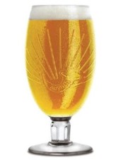 Personalised Engraved Branded 1 pint Stella Artois Embossed Chalice Beer Glass