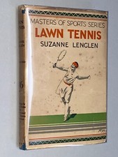 LAWN TENNIS THE GAME OF NATIONS - Suzanne Lenglen [1925 1st Ed] HBk with d/j VG+