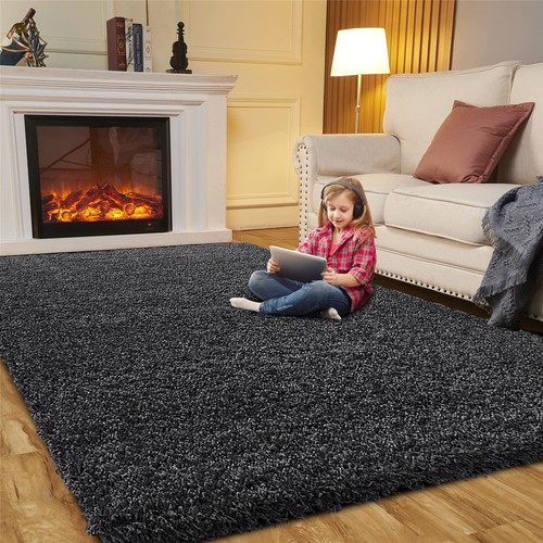 Large shaggy rugs non slip - large,