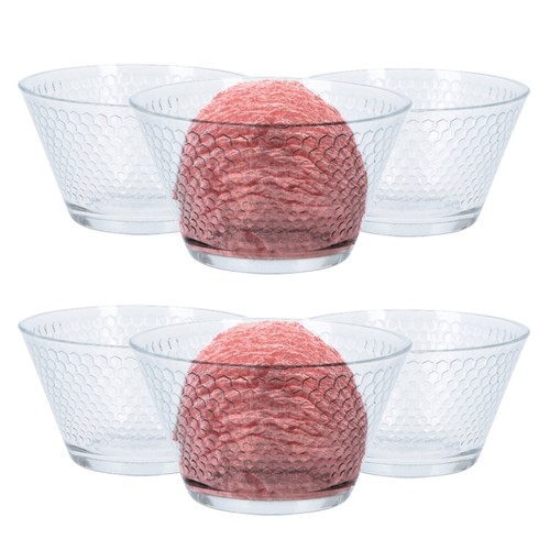 Glass dessert bowls - glass,