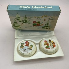 Vintage Avon Soap Gift Set Winter Wonderland 1980s Retro Christmas 