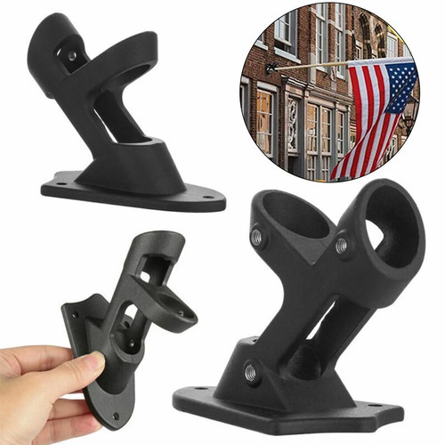 Flag pole holder wall - flag,