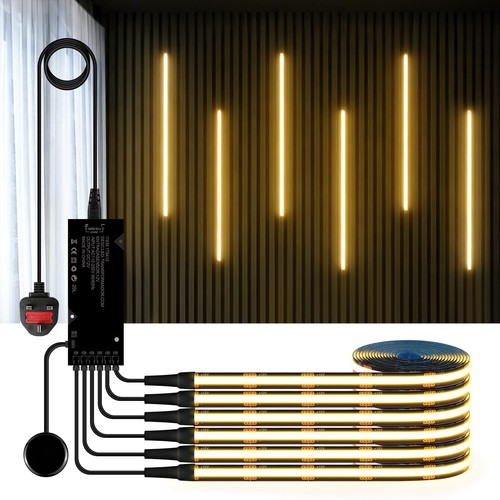 Upgraded black panel cob led - black,