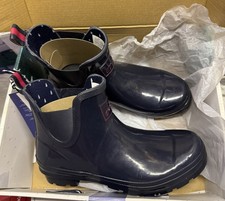 Joules Women  Wellibob  Ankle Wellies  Boot - Navy Gloss - Adult 7