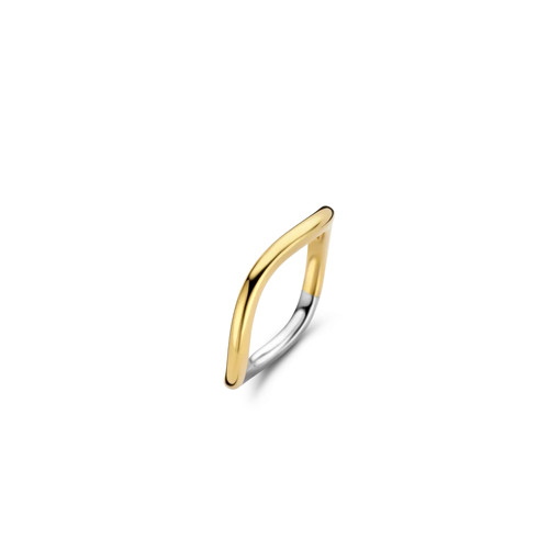 Irregular shaped ring - gold,