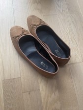 Primark Brown Ballet Pump Wide