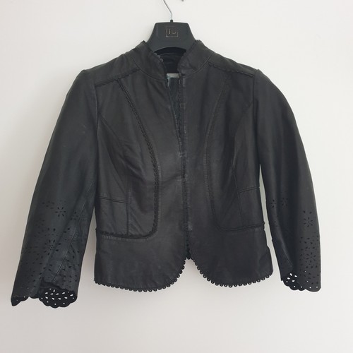 Vintage monsoon leather jacket - monsoon,