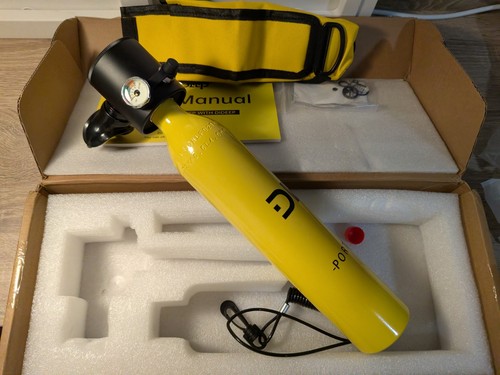 Portable mini scuba tank - tank, kit