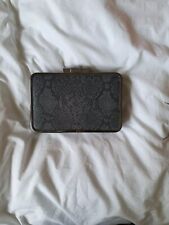 Beth Jordan Black Clutch Bag Chain Strap