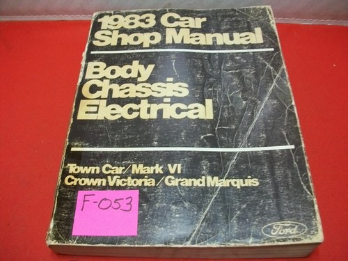 Vintage factory 1983 ford car - vintage,
