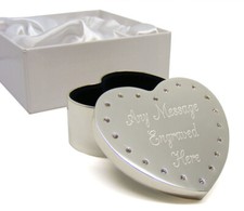 Personalised Crystal Heart