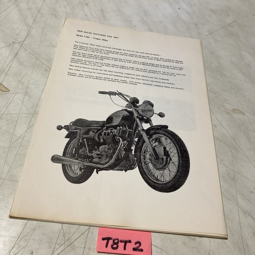 Triumph motorbike 1971 - triumph, t150