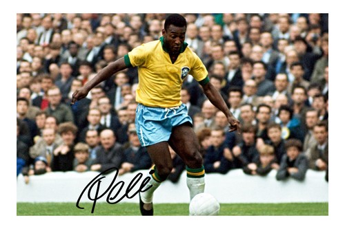 Pele signed photo print - signed,