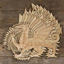 10x Wooden Welsh Red Dragon Y