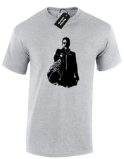 NEGAN SILHOUETTE MENS T SHIRT COOL WALKING DARYL GRIMES RICK DIXON DEAD ZOMBIE