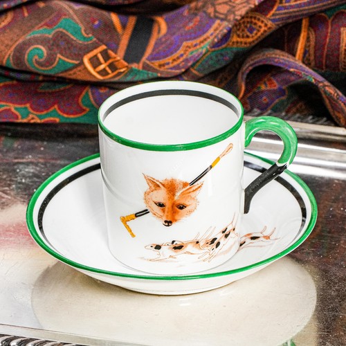 Charming porcelain painted fox - charming,
