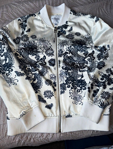 Guess los angeles satin bomber - guess,