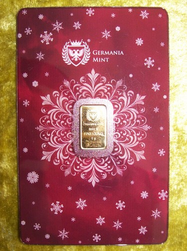 Germania mint gram gold bar - germania,